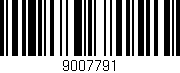 Código de barras (EAN, GTIN, SKU, ISBN): '9007791'