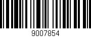 Código de barras (EAN, GTIN, SKU, ISBN): '9007854'