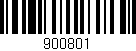 Código de barras (EAN, GTIN, SKU, ISBN): '900801'
