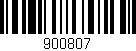 Código de barras (EAN, GTIN, SKU, ISBN): '900807'