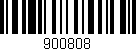Código de barras (EAN, GTIN, SKU, ISBN): '900808'