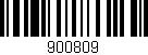 Código de barras (EAN, GTIN, SKU, ISBN): '900809'