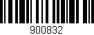 Código de barras (EAN, GTIN, SKU, ISBN): '900832'