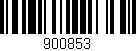 Código de barras (EAN, GTIN, SKU, ISBN): '900853'