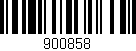 Código de barras (EAN, GTIN, SKU, ISBN): '900858'