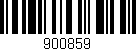 Código de barras (EAN, GTIN, SKU, ISBN): '900859'
