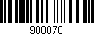 Código de barras (EAN, GTIN, SKU, ISBN): '900878'