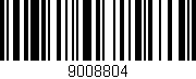 Código de barras (EAN, GTIN, SKU, ISBN): '9008804'