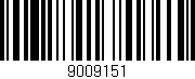 Código de barras (EAN, GTIN, SKU, ISBN): '9009151'