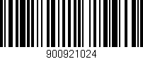 Código de barras (EAN, GTIN, SKU, ISBN): '900921024'