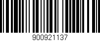 Código de barras (EAN, GTIN, SKU, ISBN): '900921137'