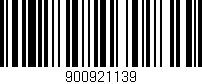 Código de barras (EAN, GTIN, SKU, ISBN): '900921139'