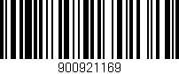 Código de barras (EAN, GTIN, SKU, ISBN): '900921169'