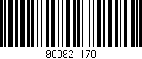 Código de barras (EAN, GTIN, SKU, ISBN): '900921170'