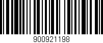 Código de barras (EAN, GTIN, SKU, ISBN): '900921198'