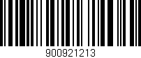 Código de barras (EAN, GTIN, SKU, ISBN): '900921213'