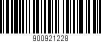 Código de barras (EAN, GTIN, SKU, ISBN): '900921228'