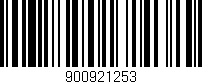 Código de barras (EAN, GTIN, SKU, ISBN): '900921253'