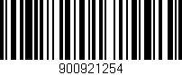 Código de barras (EAN, GTIN, SKU, ISBN): '900921254'