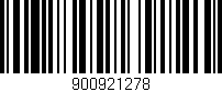 Código de barras (EAN, GTIN, SKU, ISBN): '900921278'