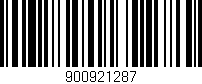 Código de barras (EAN, GTIN, SKU, ISBN): '900921287'