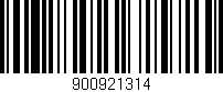 Código de barras (EAN, GTIN, SKU, ISBN): '900921314'