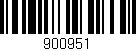 Código de barras (EAN, GTIN, SKU, ISBN): '900951'