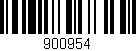 Código de barras (EAN, GTIN, SKU, ISBN): '900954'