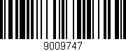 Código de barras (EAN, GTIN, SKU, ISBN): '9009747'