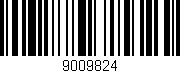 Código de barras (EAN, GTIN, SKU, ISBN): '9009824'