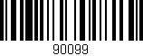 Código de barras (EAN, GTIN, SKU, ISBN): '90099'