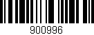 Código de barras (EAN, GTIN, SKU, ISBN): '900996'