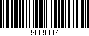 Código de barras (EAN, GTIN, SKU, ISBN): '9009997'