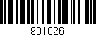 Código de barras (EAN, GTIN, SKU, ISBN): '901026'
