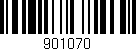 Código de barras (EAN, GTIN, SKU, ISBN): '901070'