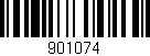 Código de barras (EAN, GTIN, SKU, ISBN): '901074'