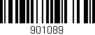 Código de barras (EAN, GTIN, SKU, ISBN): '901089'