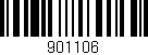 Código de barras (EAN, GTIN, SKU, ISBN): '901106'