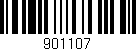 Código de barras (EAN, GTIN, SKU, ISBN): '901107'