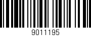 Código de barras (EAN, GTIN, SKU, ISBN): '9011195'
