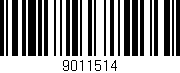 Código de barras (EAN, GTIN, SKU, ISBN): '9011514'