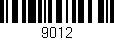 Código de barras (EAN, GTIN, SKU, ISBN): '9012'