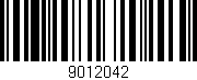 Código de barras (EAN, GTIN, SKU, ISBN): '9012042'