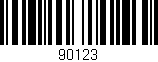 Código de barras (EAN, GTIN, SKU, ISBN): '90123'