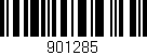 Código de barras (EAN, GTIN, SKU, ISBN): '901285'