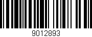 Código de barras (EAN, GTIN, SKU, ISBN): '9012893'