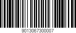 Código de barras (EAN, GTIN, SKU, ISBN): '9013067300007'