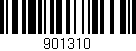 Código de barras (EAN, GTIN, SKU, ISBN): '901310'