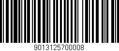 Código de barras (EAN, GTIN, SKU, ISBN): '9013125700008'