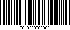 Código de barras (EAN, GTIN, SKU, ISBN): '9013398200007'